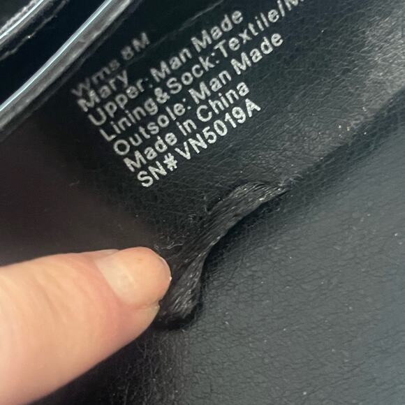 Seychelles Black Patent Leather Mary Janes Shoes 8 Chunky Coquette Whimsigoth - Picture 8 of 8